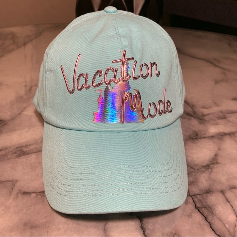 Disney Baseball Cap - Vacation Mode Holographic Magic Kingdom Cinderella Castle